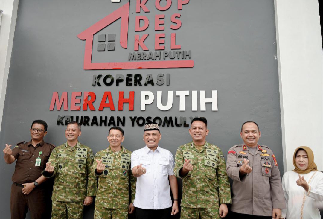 Wali Kota Metro Hadiri Soft Launching  Koperasi Merah Putih