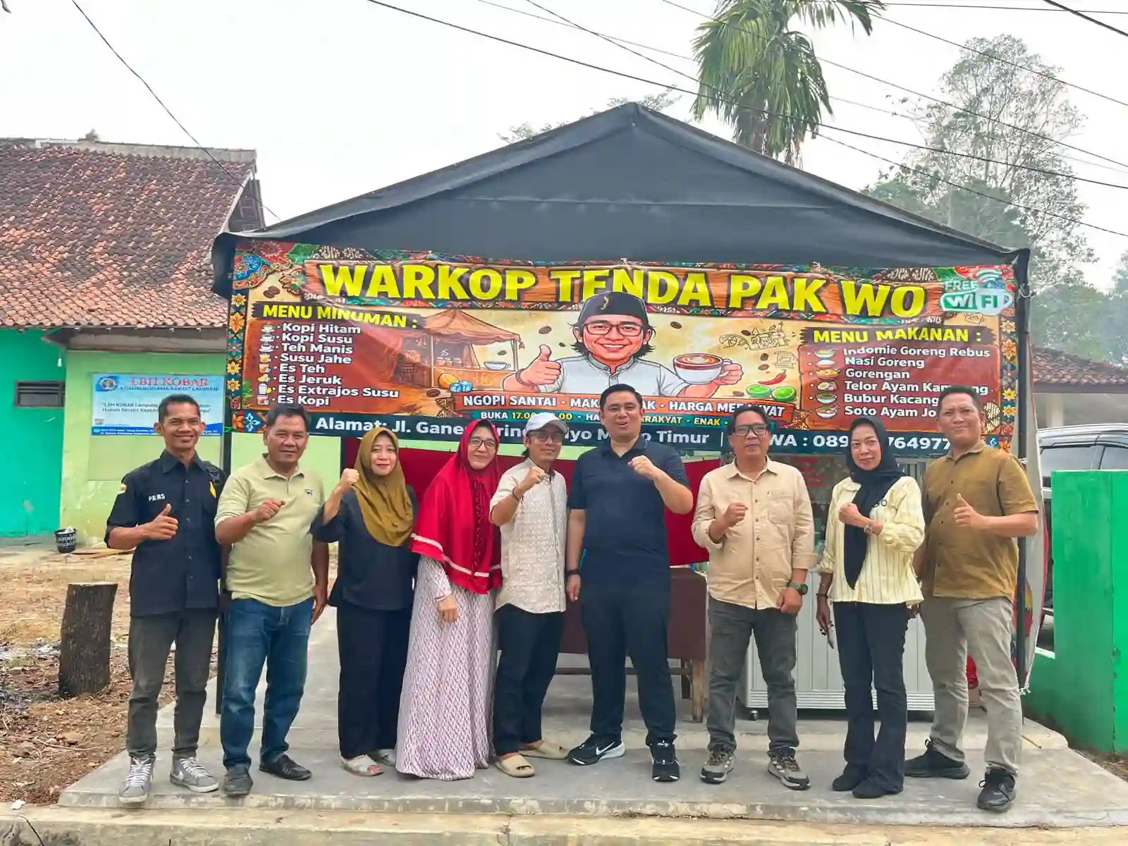 WAKIL WALIKOTA METRO SARAPAN BERSAMA AWAK MEDIA, NIKMATI SOTO LAMONGAN DI WARUNG TENDA PAK WO*