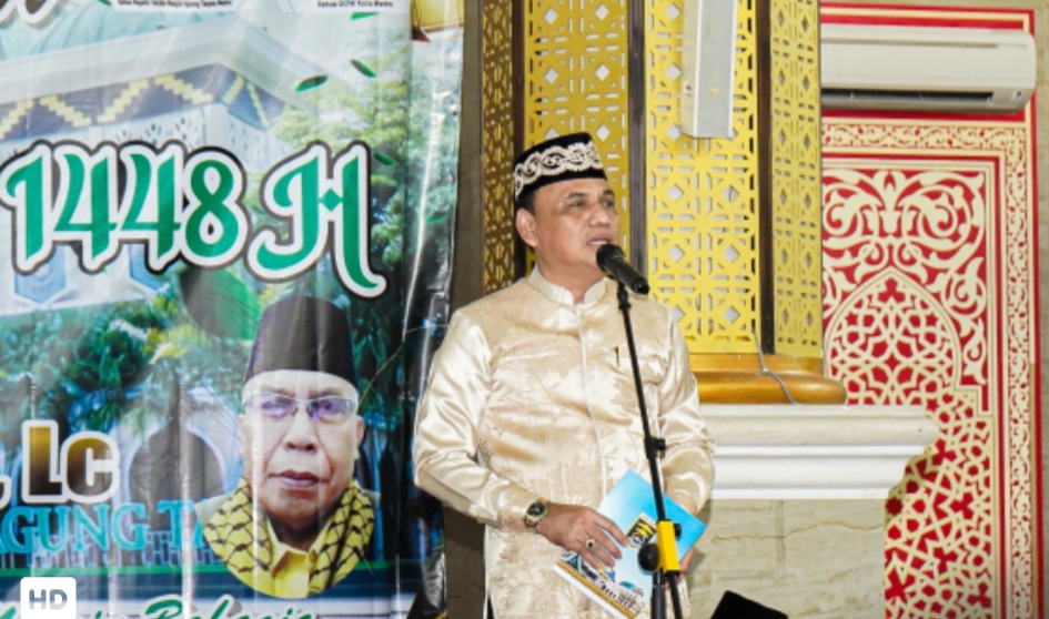 Pemkot Metro Gelar Pengajian Akbar Sambut 1 Muharram 1448 H, Ribuan Jamaah Padati Masjid Agung Taqwa. 