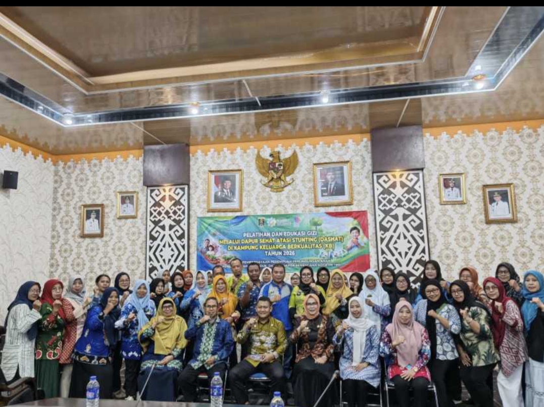 Sekda Metro Buka Pelatihan Gizi Dashat 2026