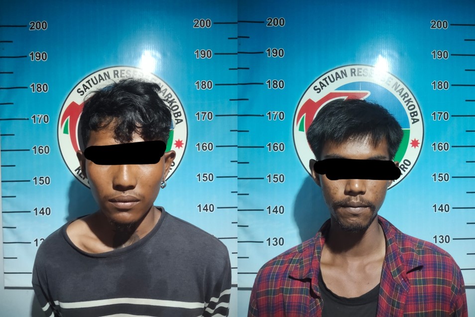 Dua Pria Diamankan Sat Narkoba Polres Metro Atas Dugaan Kepemilikan Narkotika