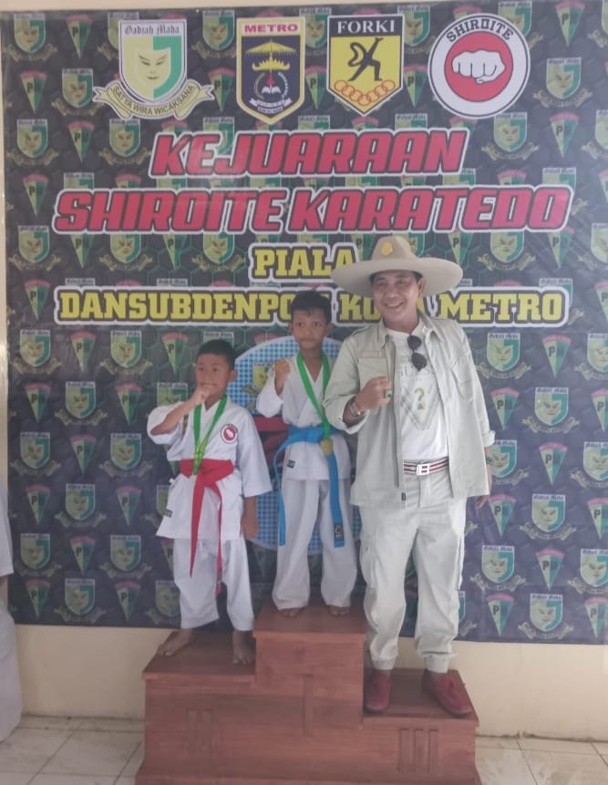 SUBDENPOM ADAKAN KEJUARAAN SHIROITE KARATEDO HUT.POMAD KE-79.