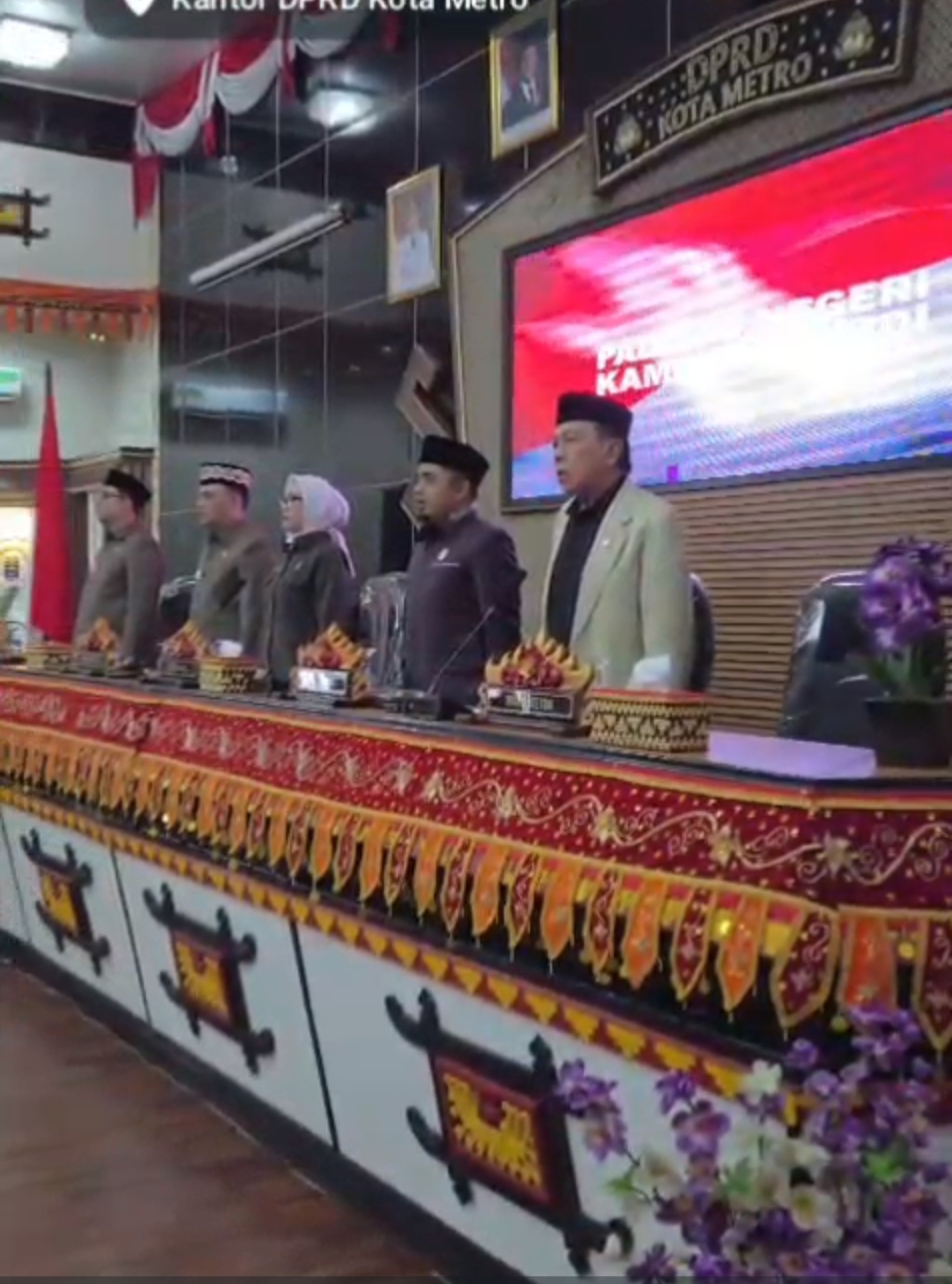 DPRD Metro Gelar Paripurna LKPJ Tahun 2025