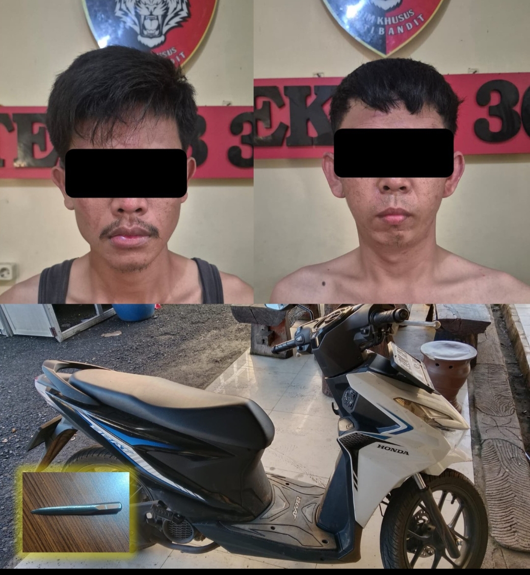 Team Tekab 308 Presisi Polres Metro Ungkap Kasus Percobaan Pencurian Motor, 2 Pelaku Diamankan*