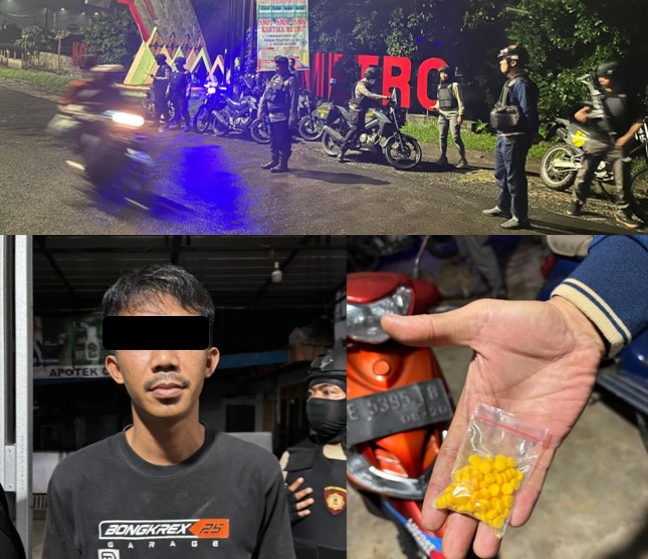 *Tim Patroli KRYD Polres Metro Amankan Pria Pembawa Obat Terlarang*